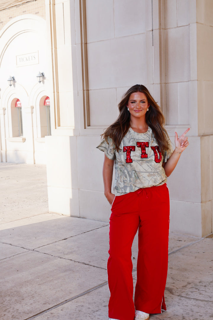QOS Texas Tech Camo TEE