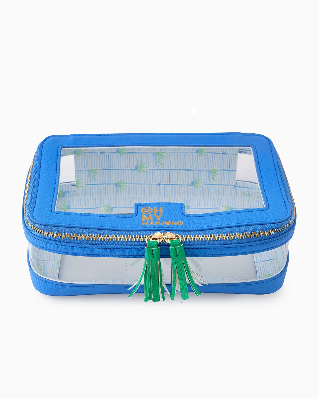 OH MY MAHJONG Blue Tile Bag
