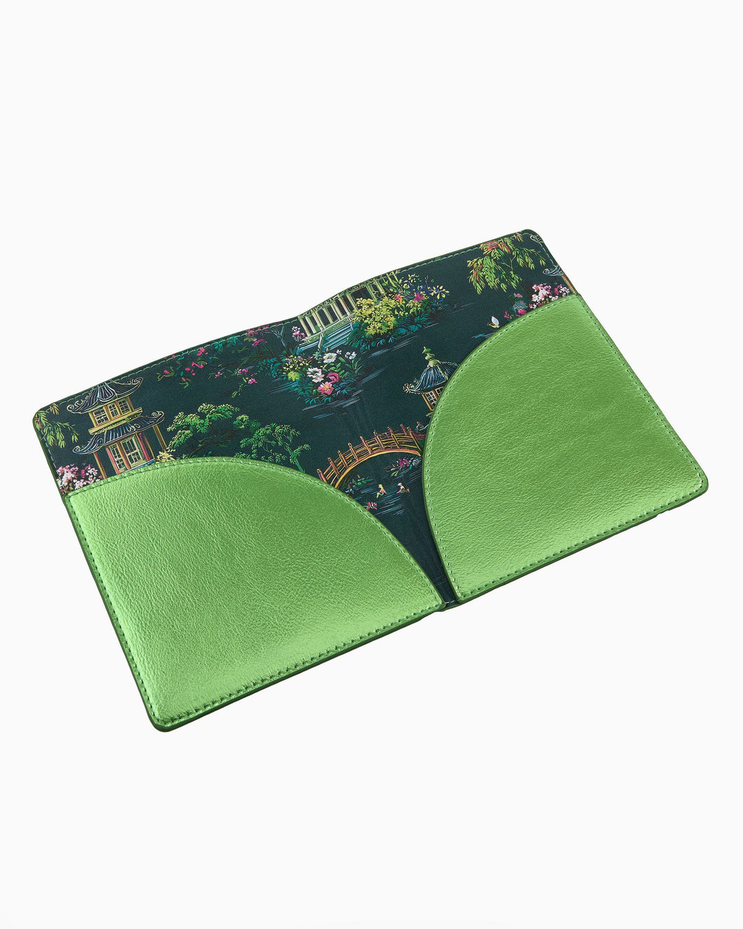OH MY MAHJONG Metallic Green Card Folio
