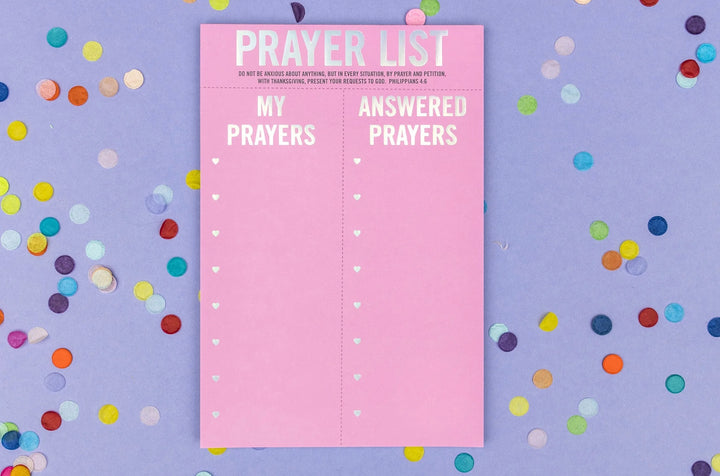 Prayer List NotePad