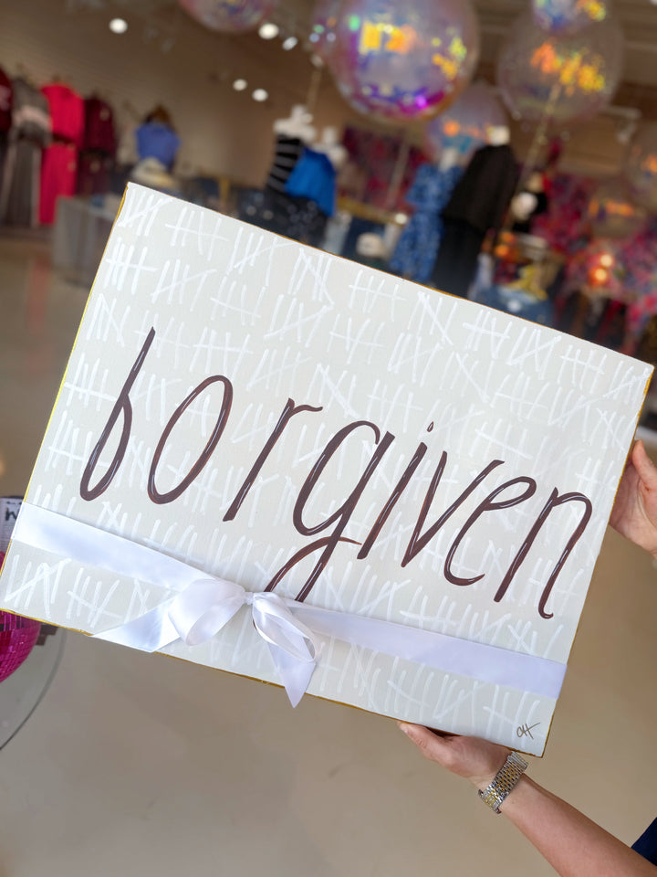FORGIVEN 18x24 Wall Decor