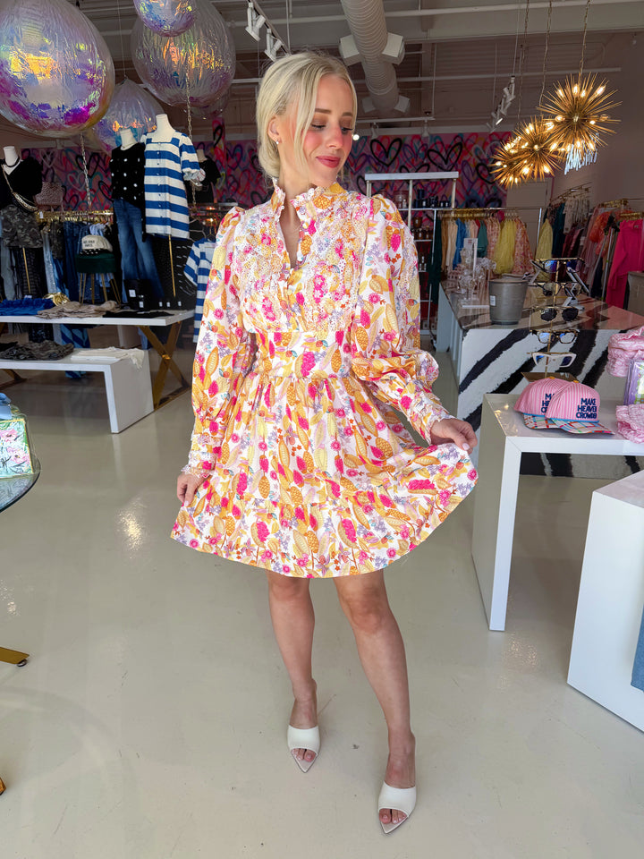 Feeling Fancy Silk Floral Dress
