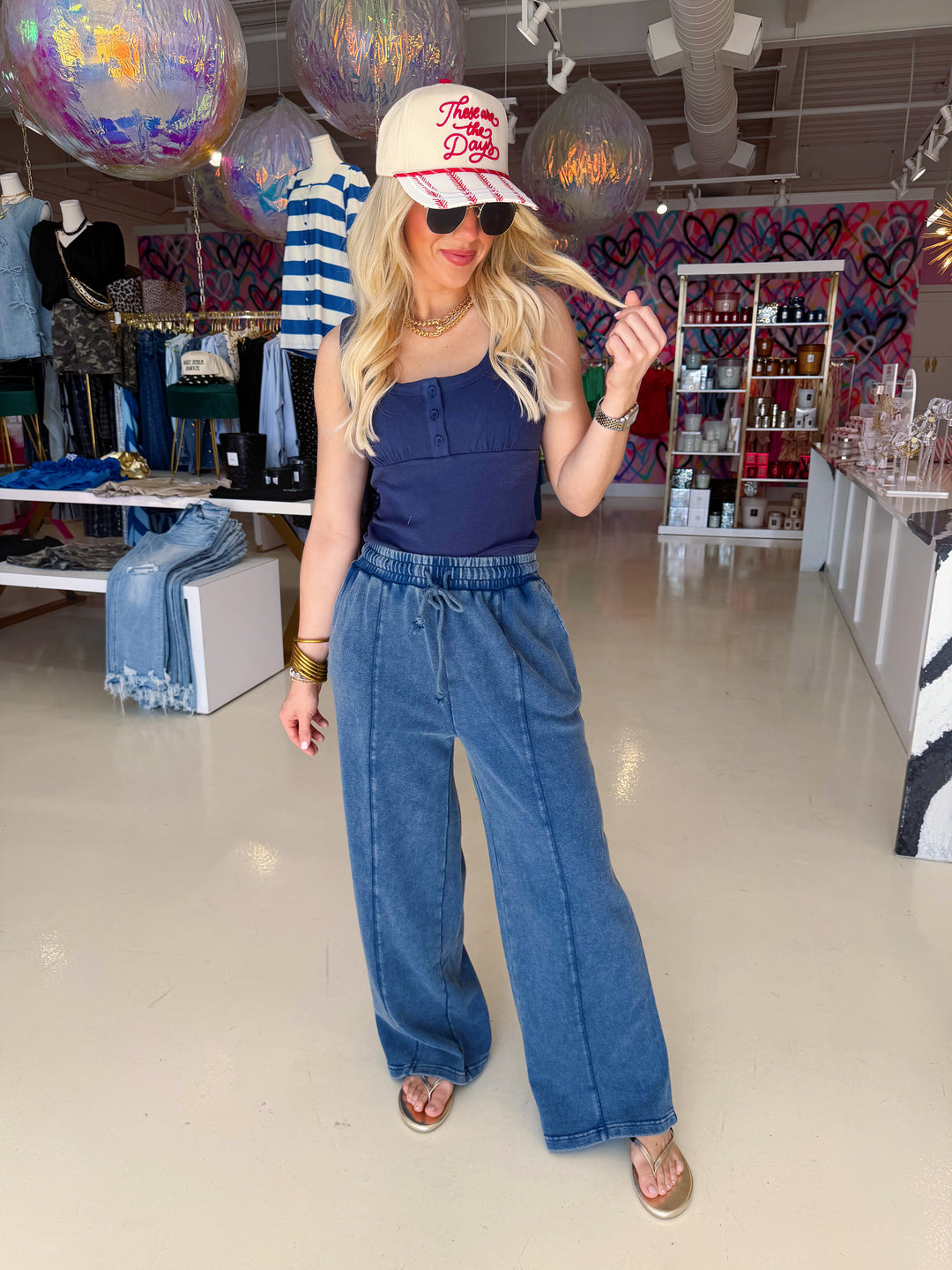 The Everyday On the Go Navy Pants