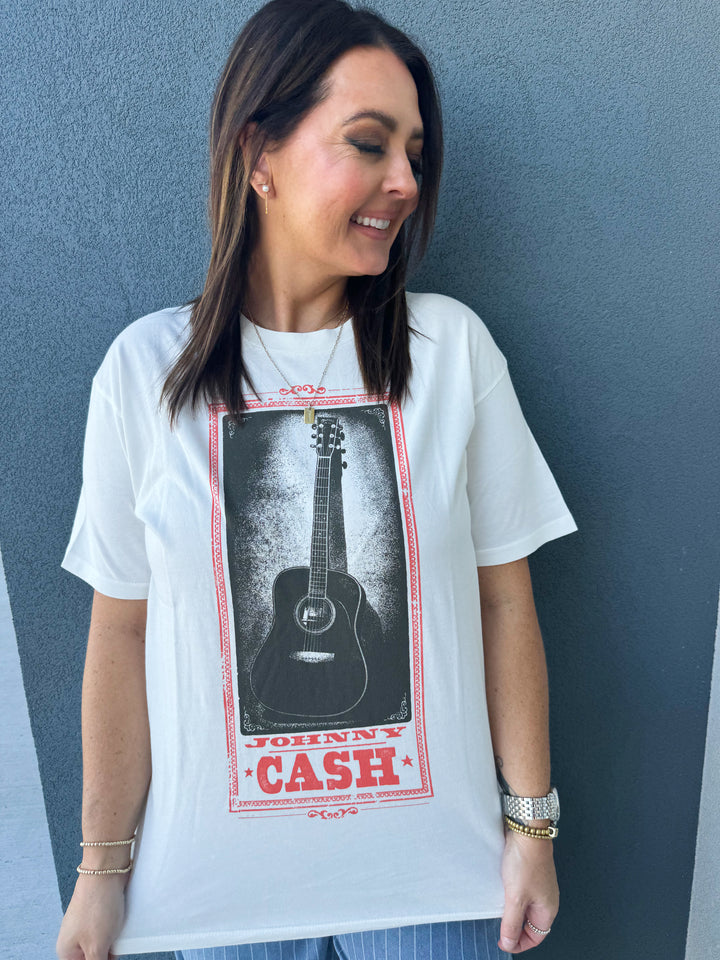 Johnny Cash Guitar Weekend Tee