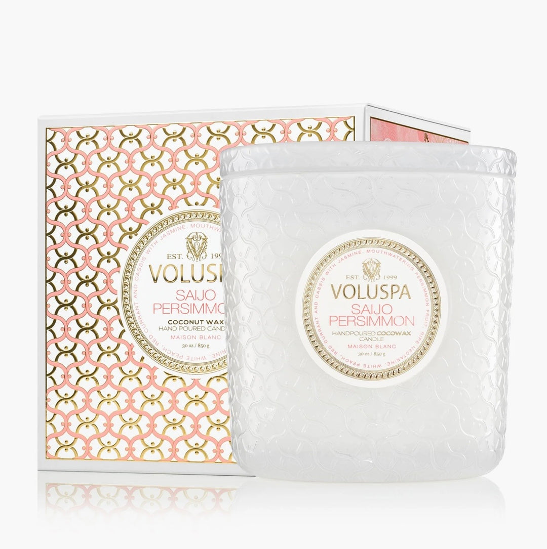 Voluspa Saijo Persimmon Luxe Candle