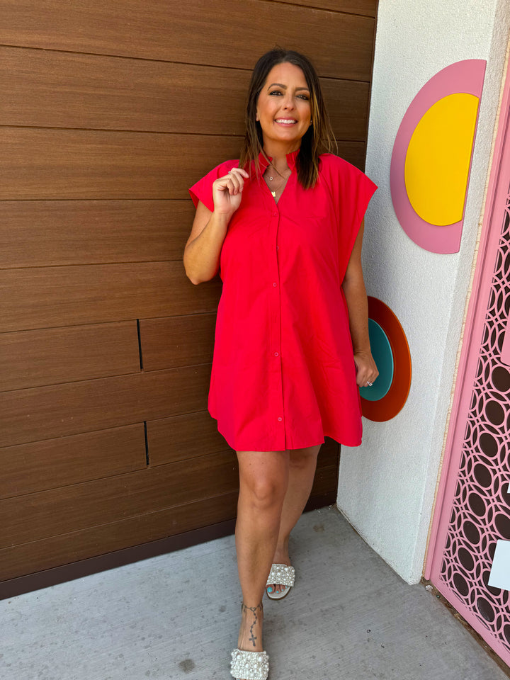 The Classic Red Dress