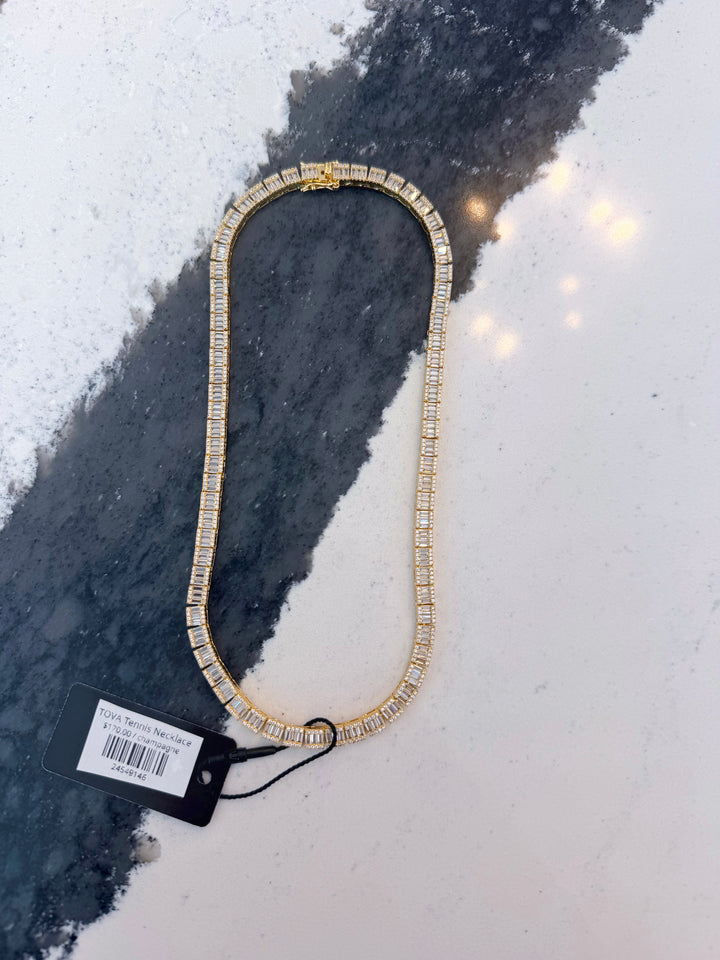 TOVA Tennis Necklace