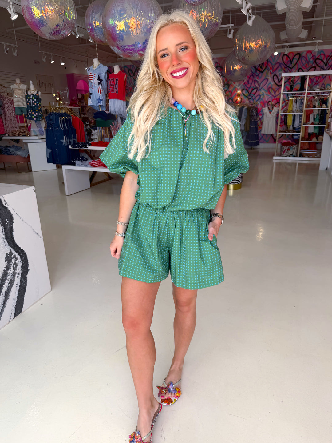The Perfect Everyday Polkadot Set | Green