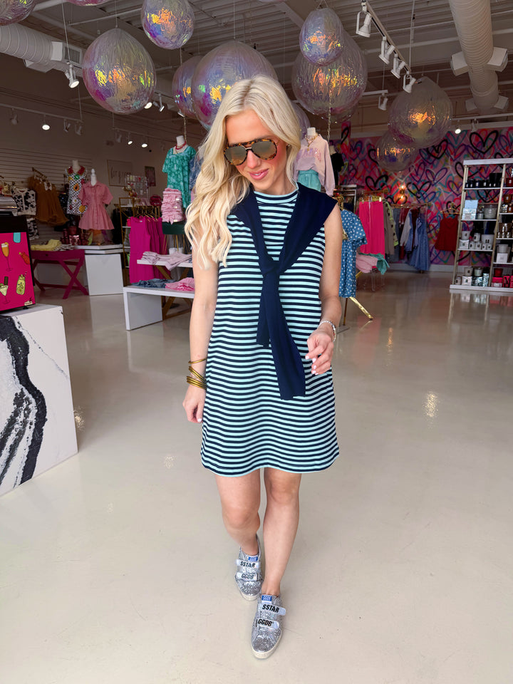 On The Course Navy Dress