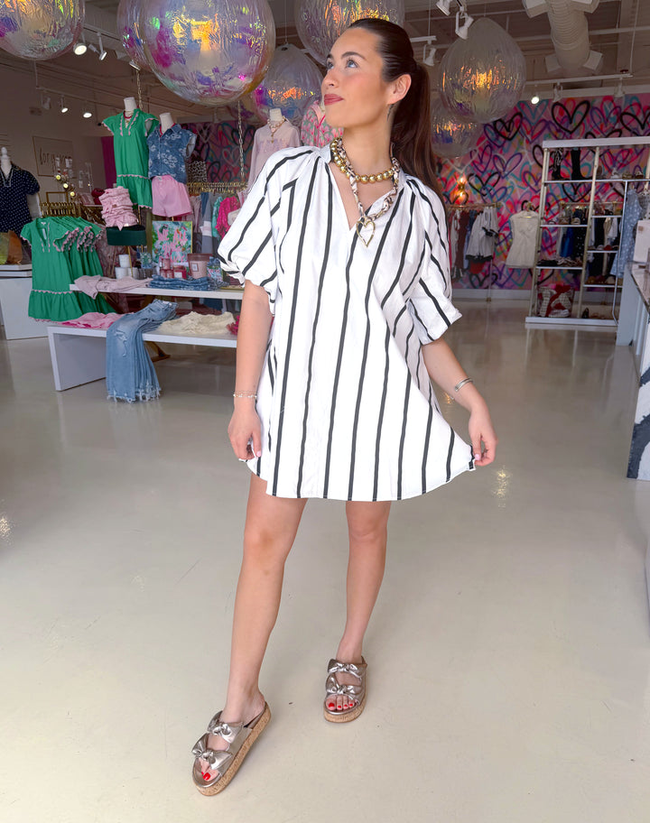 Step Your Striped Up Dress