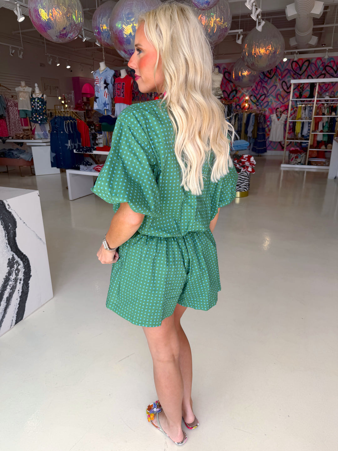The Perfect Everyday Polkadot Set | Green