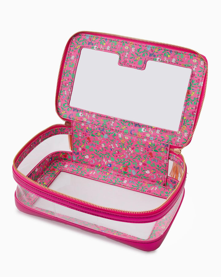 OH MY MAHJONG Hot Metallic Pink Tile Bag