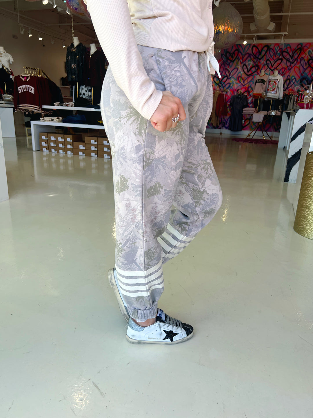 Cutesie Camo Fleece Jogger
