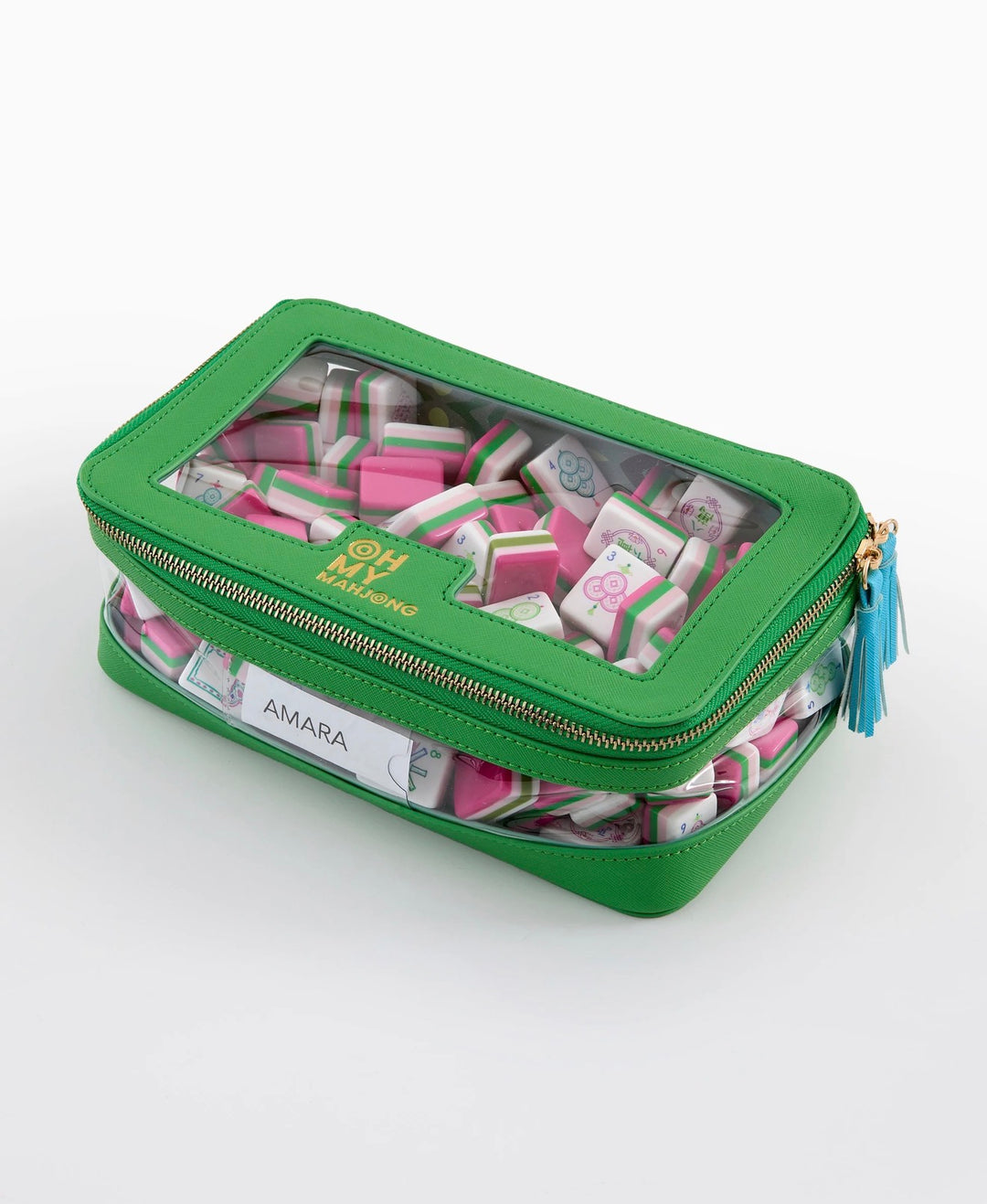 OH MY MAHJONG Green Tile Bag