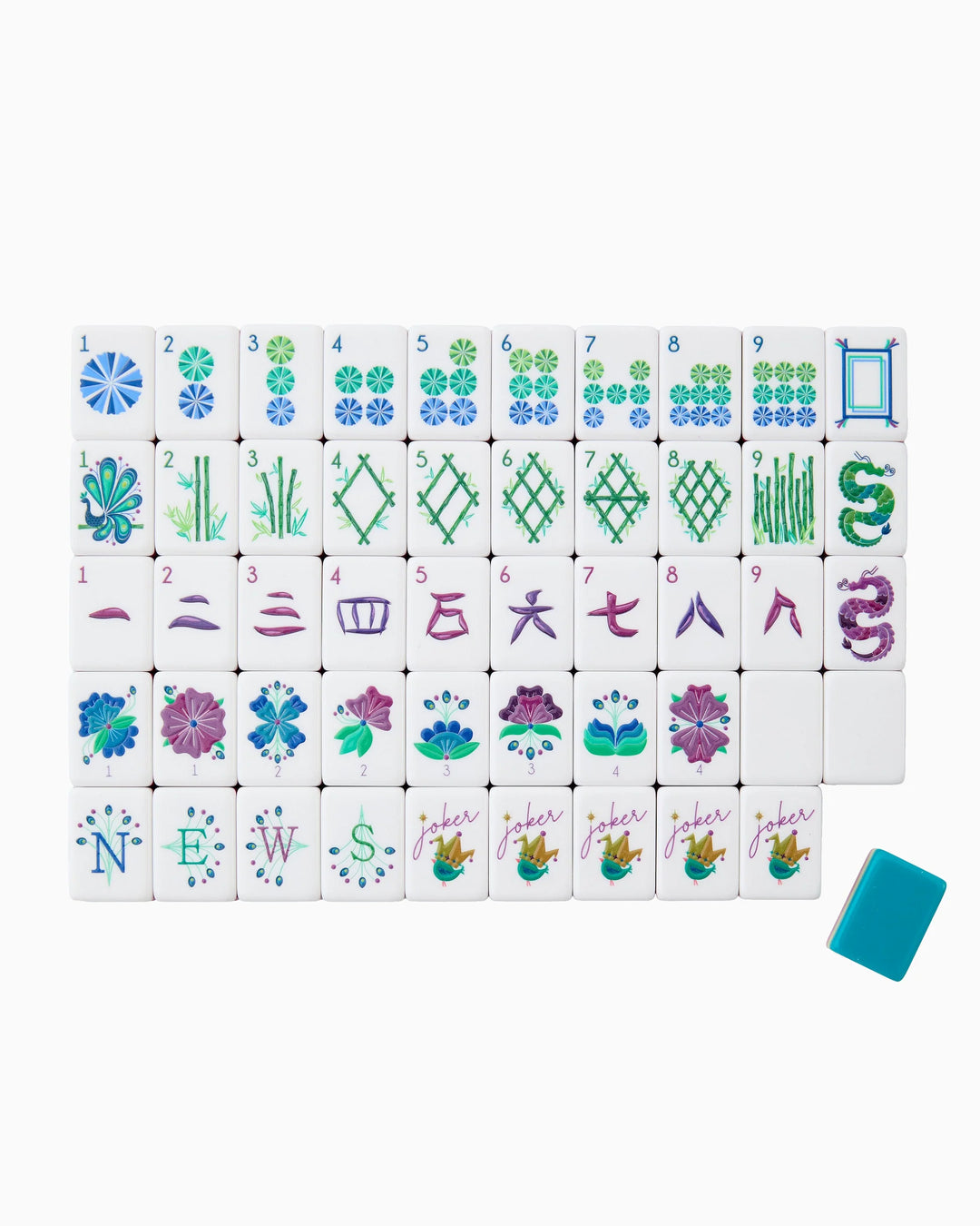 OH MY MAHJONG Lagoon Tiles