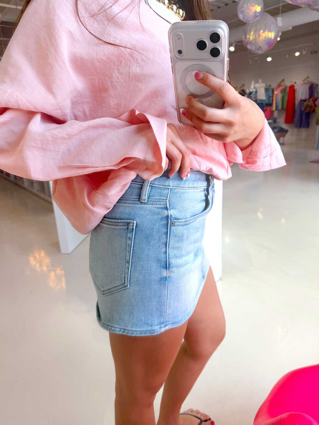 Vintage Low Rise Micro Mini Skirt