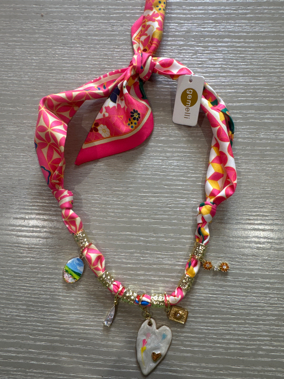 Gemelli Scarf Necklaces
