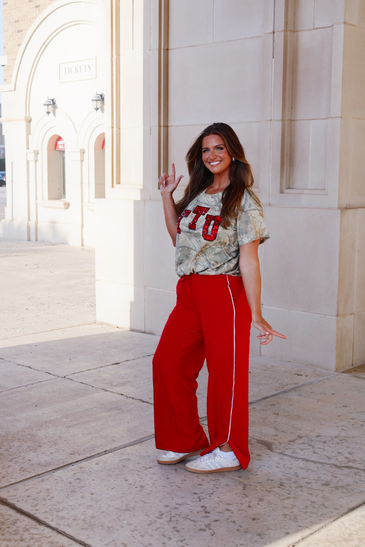 QOS Texas Tech Camo TEE