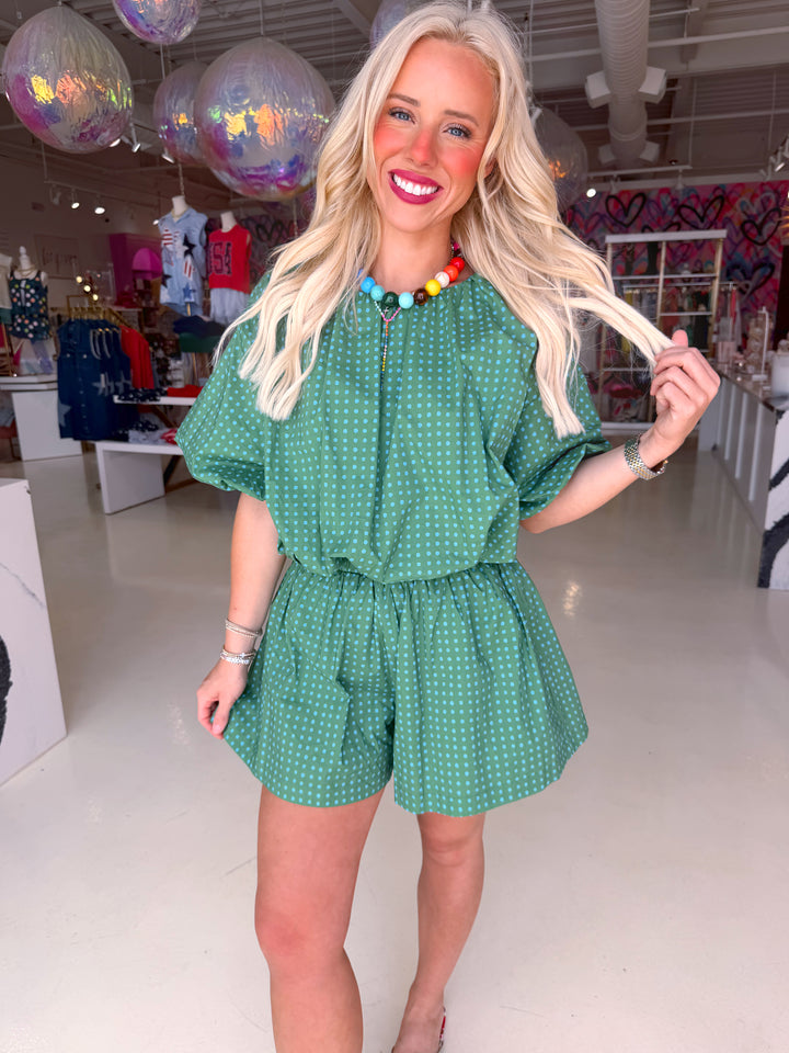 The Perfect Everyday Polkadot Set | Green