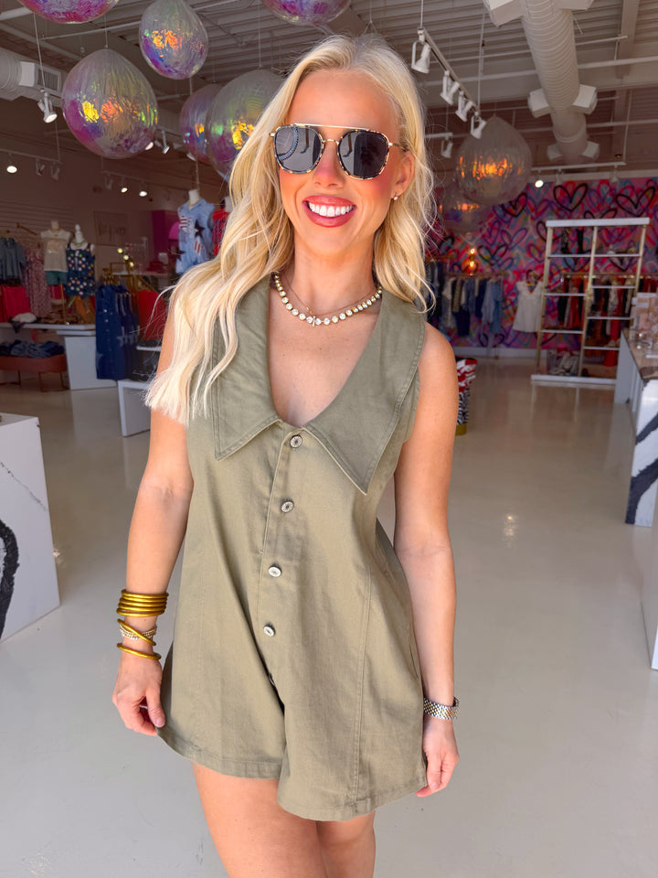 Olive You Always Romper