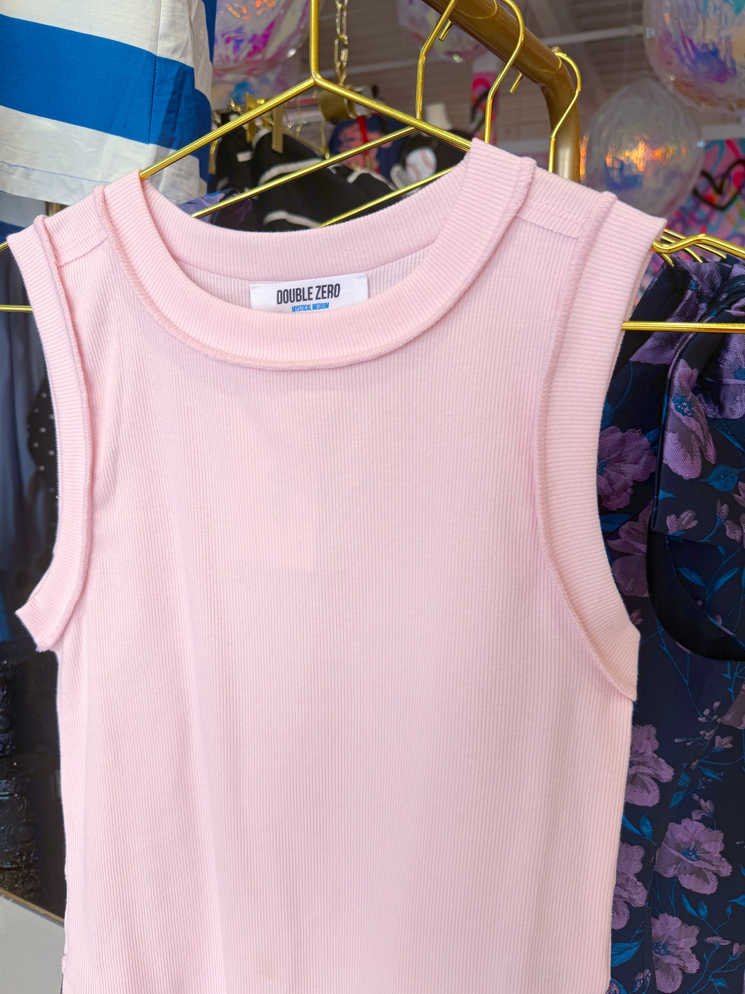 The Essentials Tank / Soft Pink