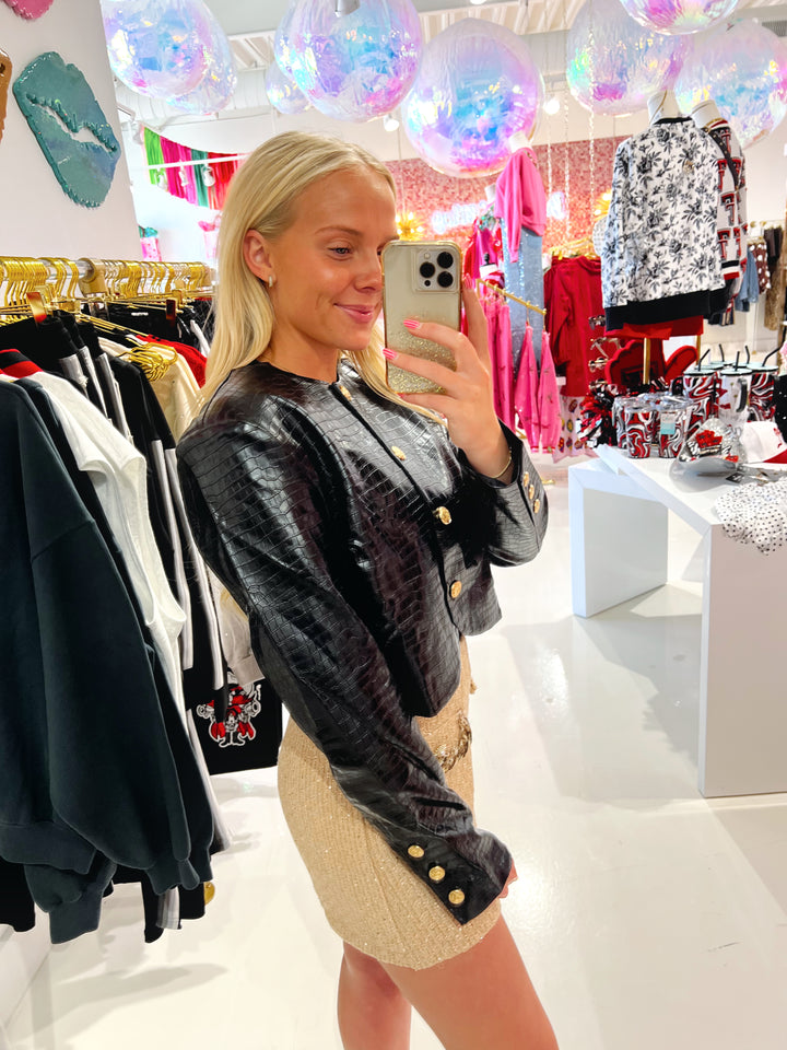 So Classy Croco Jacket