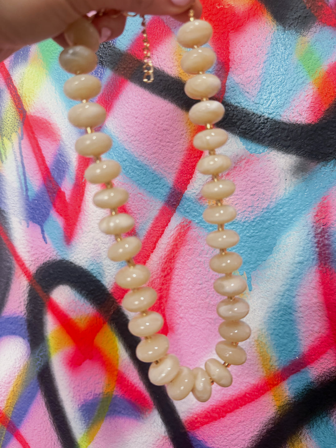 Bailey Chunky Mocha Beaded Necklace