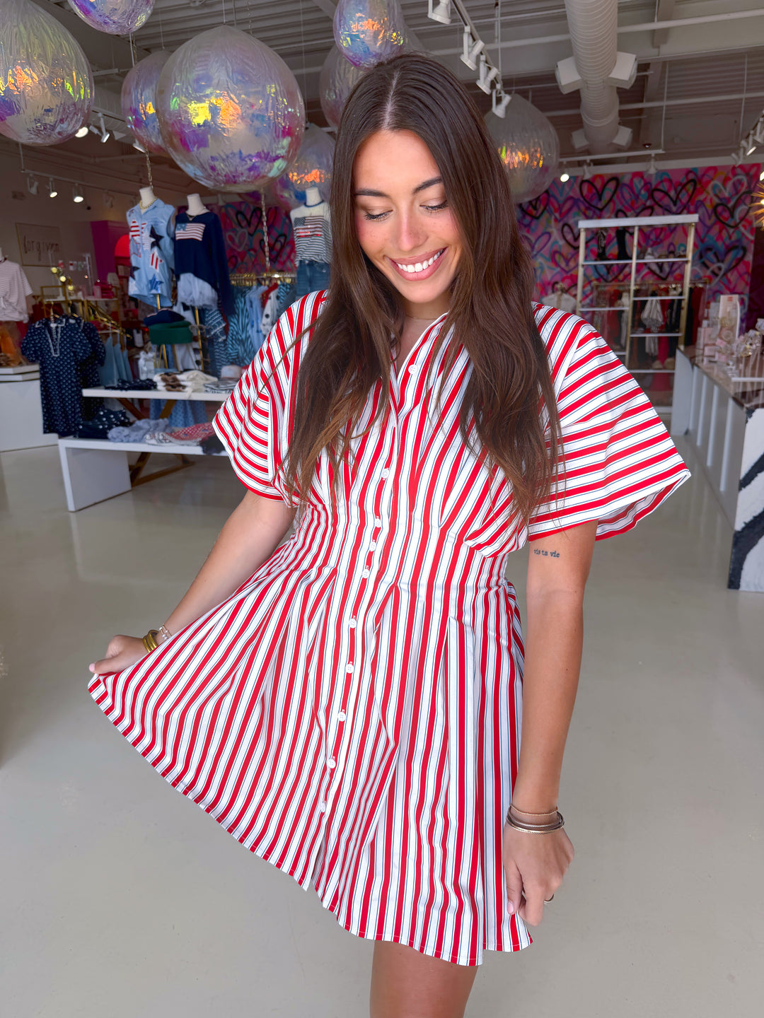 USA Cutie Shirt Dress
