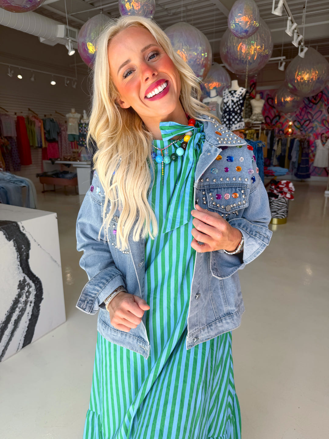 Light Denim Jewel Jacket
