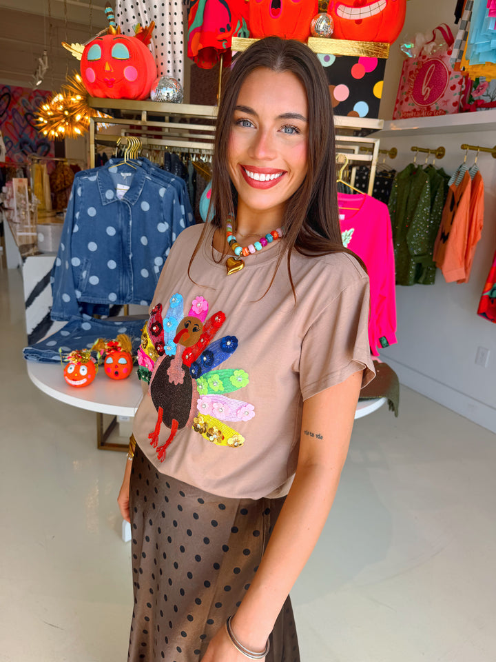 QOS Flower Turkey Tee