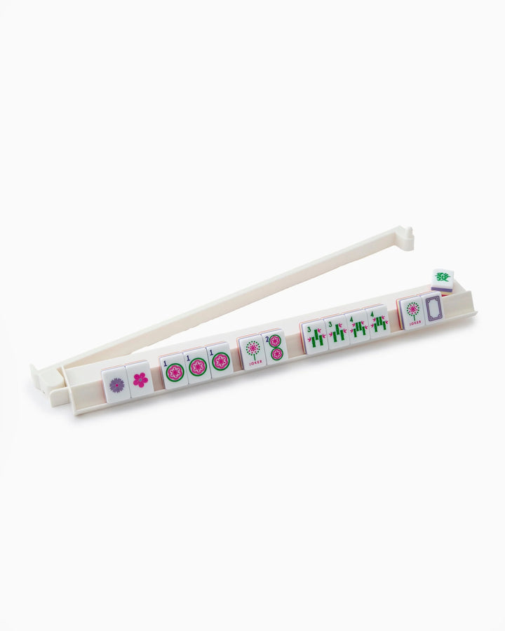 OH MY MAHJONG White Pusher & Rack Set