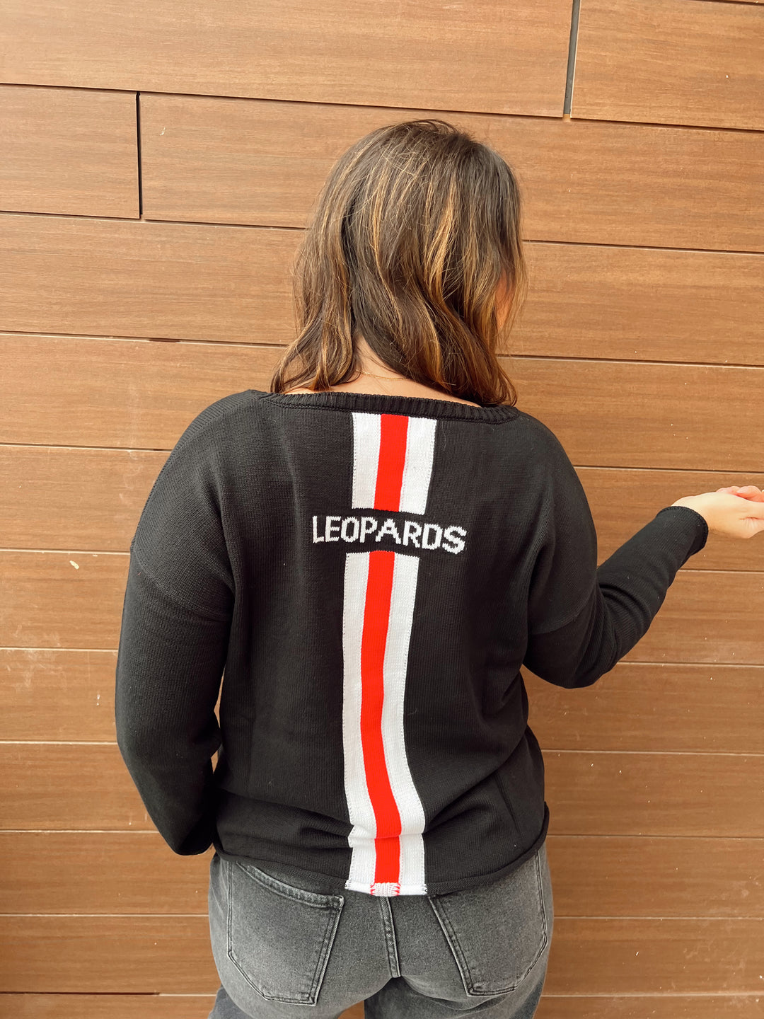 New Home Leopards School Sweater