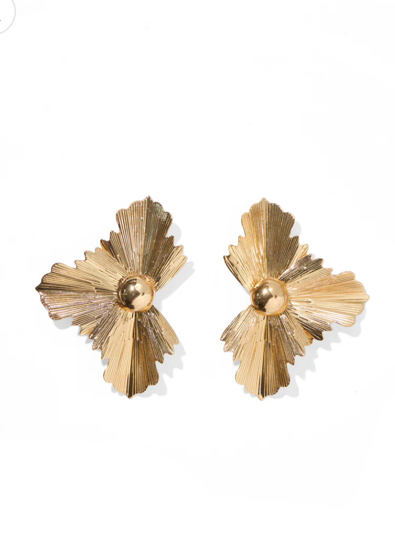Anyu Flower Statement Earrings