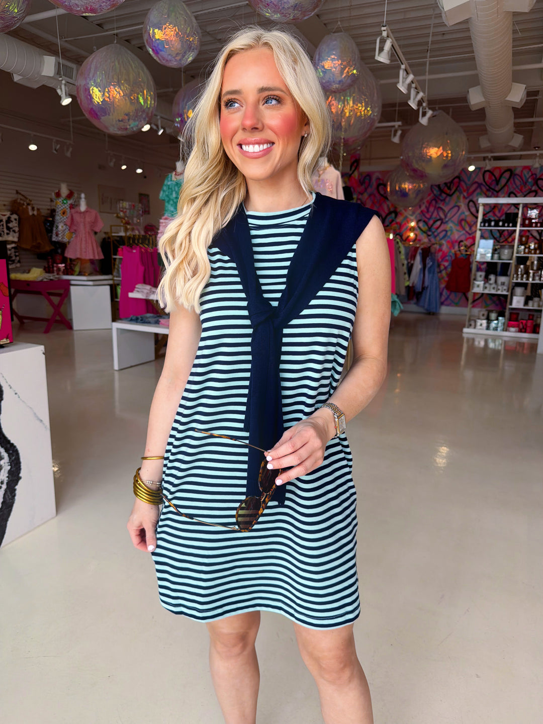 On The Course Navy Dress