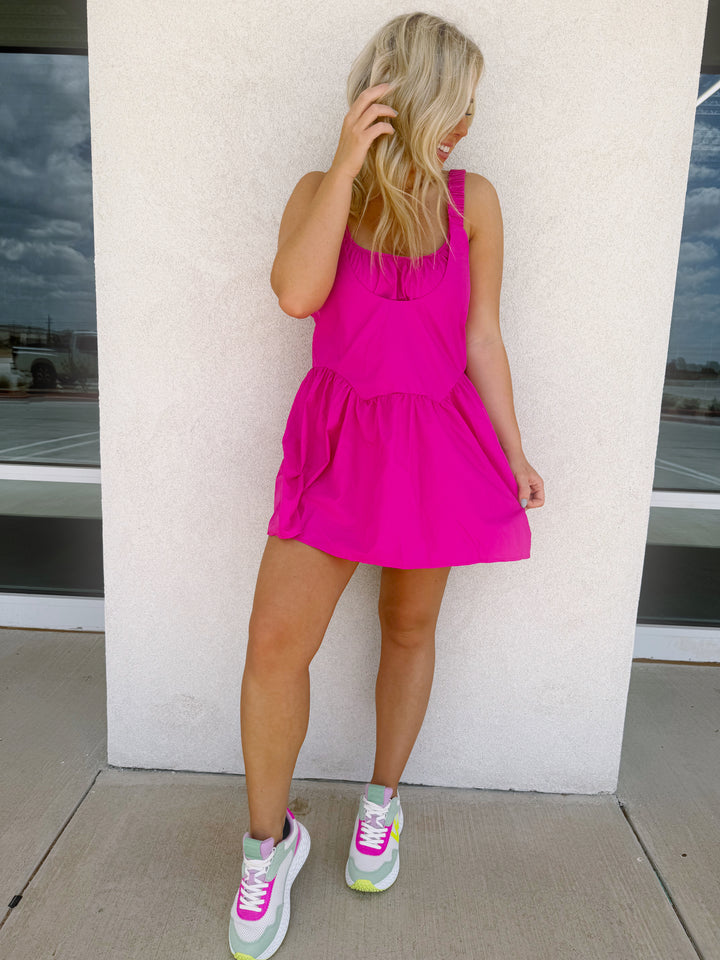 Fuchsia Athletic Dress