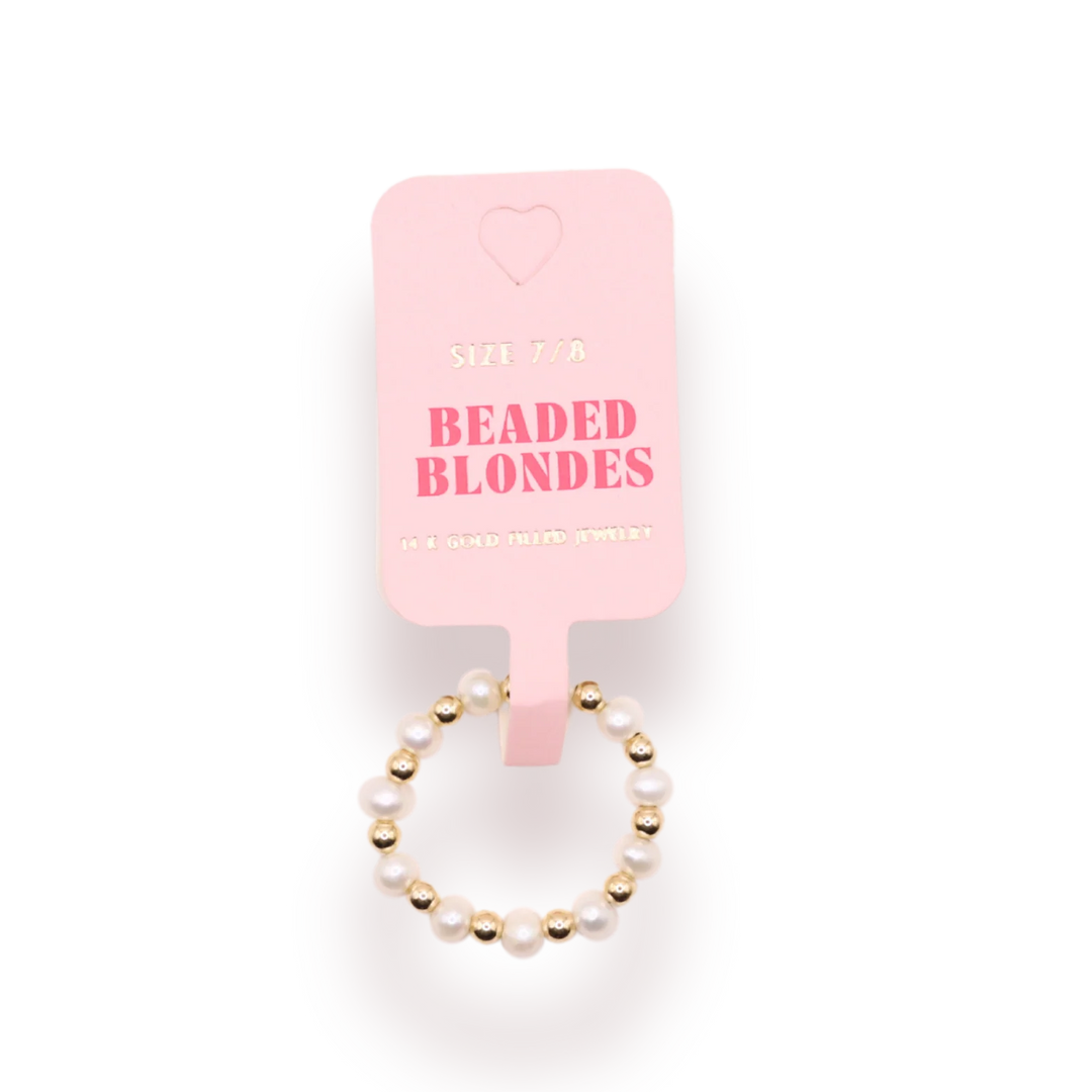 Beaded Blondes Rings