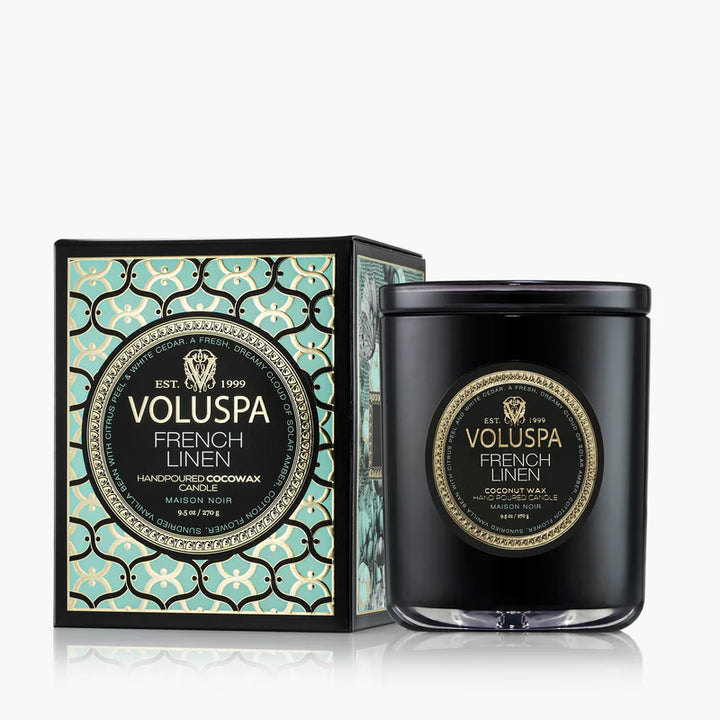 Voluspa French Linen Classic Candle