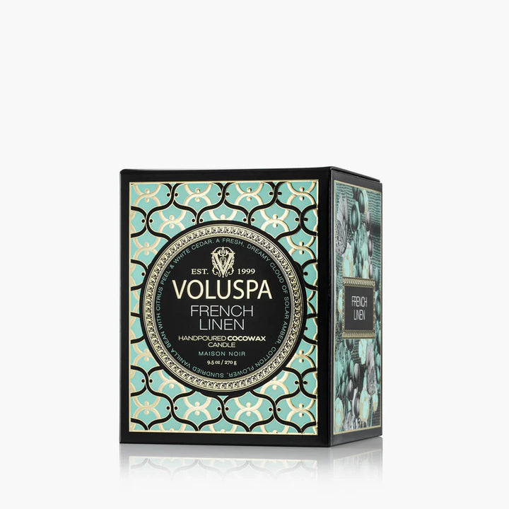 Voluspa French Linen Classic Candle