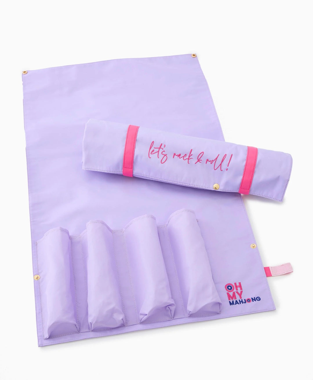 OH MY MAHJONG Lilac Lets Rack & Roll Bag