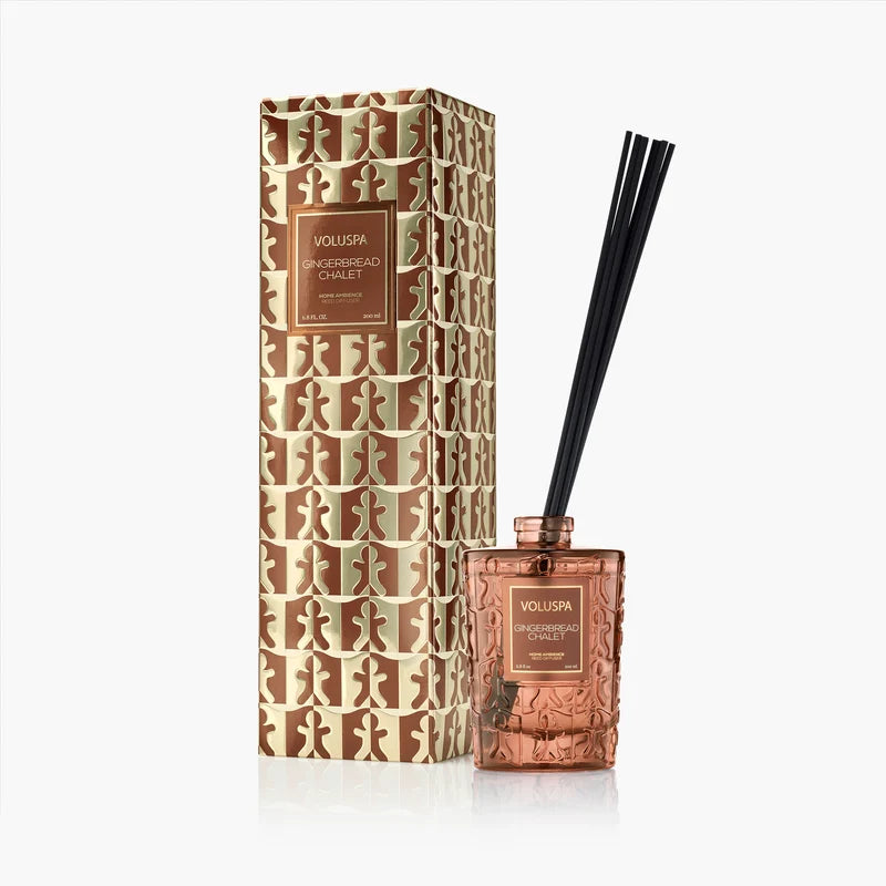 Voluspa Gingerbread Chalet 200ml Reed Diffuser