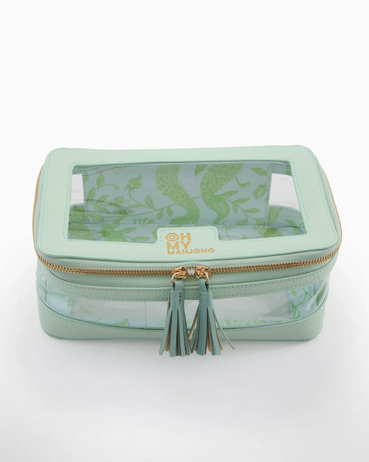 OH MY MAHJONG Mint Tile Bag