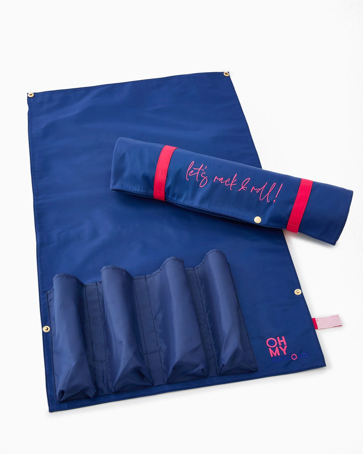 OH MY MAHJONG Navy Lets Rack & Roll Bag