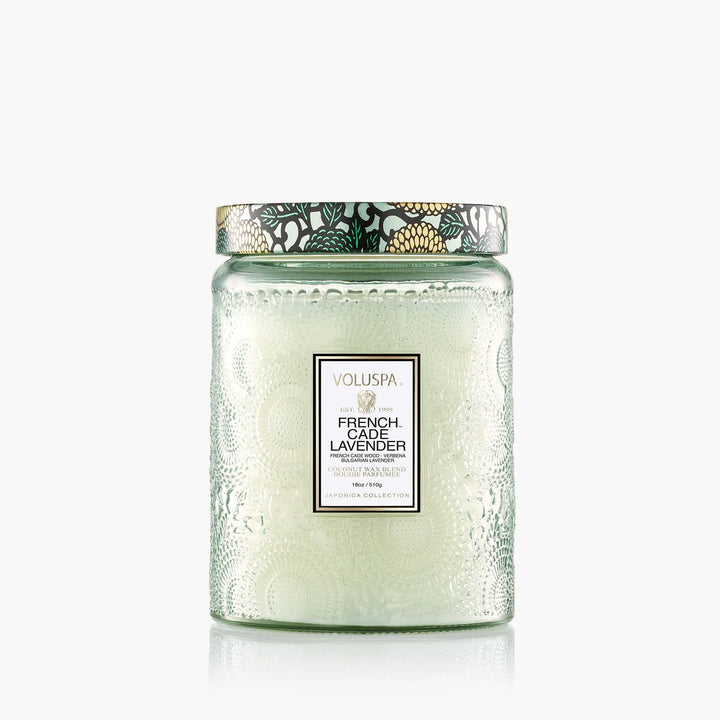 VOLUSPA-FRENCH CADE LAVENDER LARGE JAR CANDLE