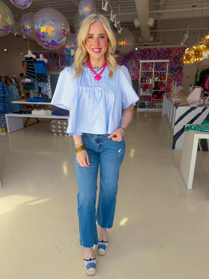 Denim Daydream High Rise Slim Wide Leg Jeans