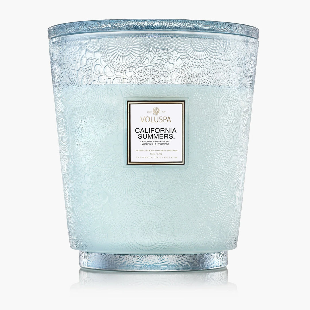 VOLUSPA-CALIFORNIA SUMMERS 5-WICK HEARTH CANDLE