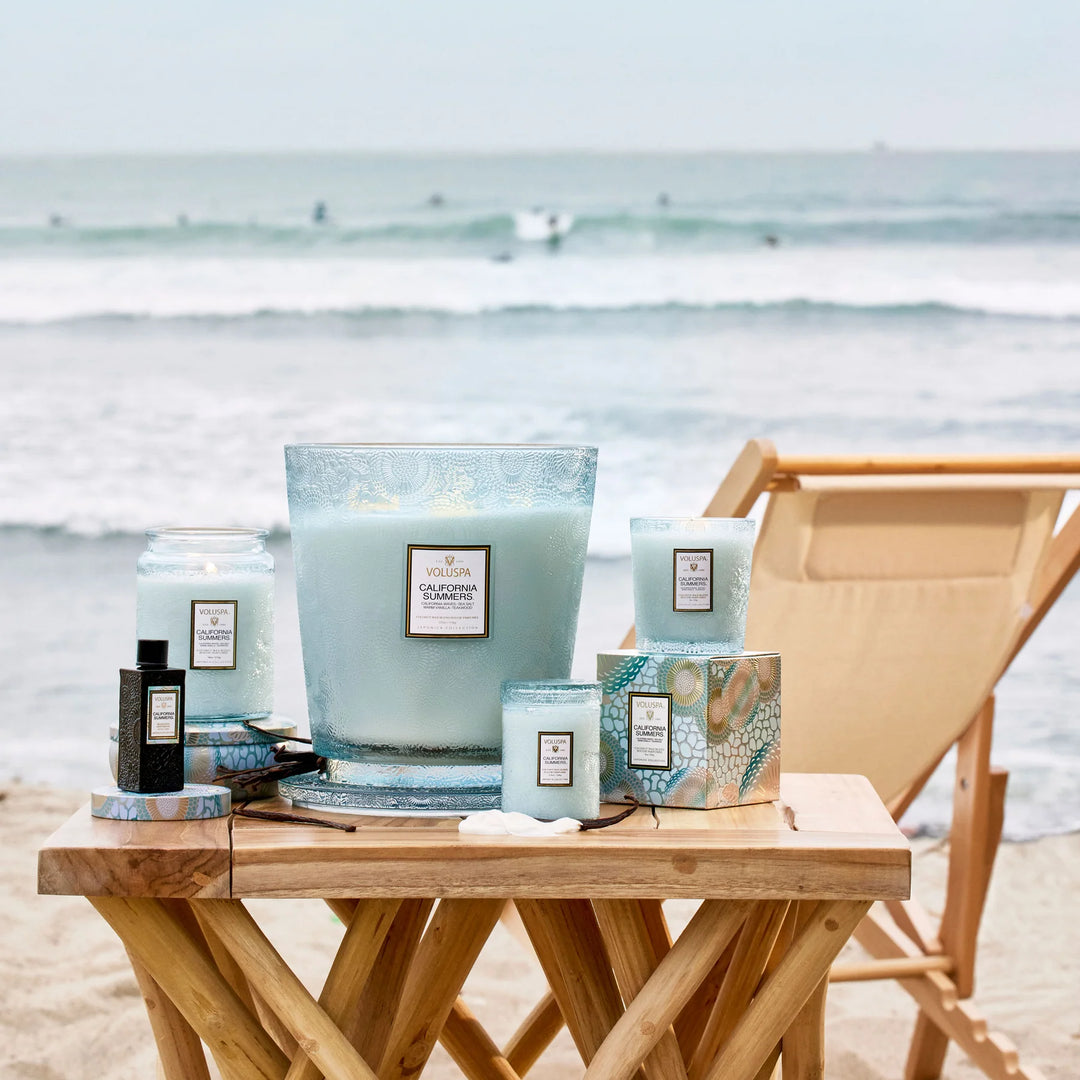 VOLUSPA-CALIFORNIA SUMMERS 5-WICK HEARTH CANDLE
