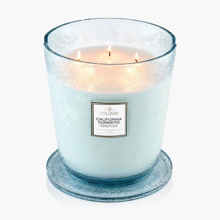 VOLUSPA-CALIFORNIA SUMMERS 5-WICK HEARTH CANDLE