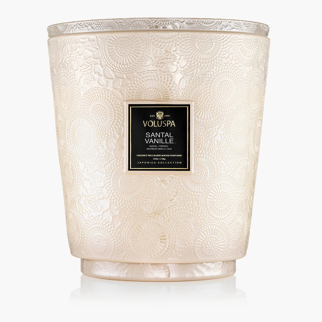 VOLUSPA-SANTAL VANILLE 5-WICK HEARTH CANDLE