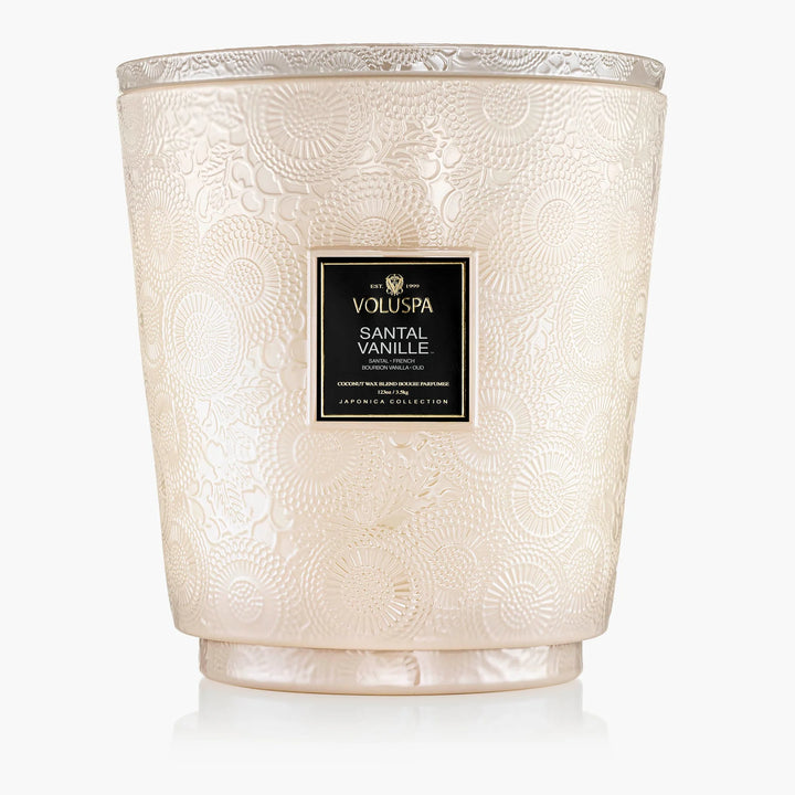 VOLUSPA-SANTAL VANILLE 5-WICK HEARTH CANDLE