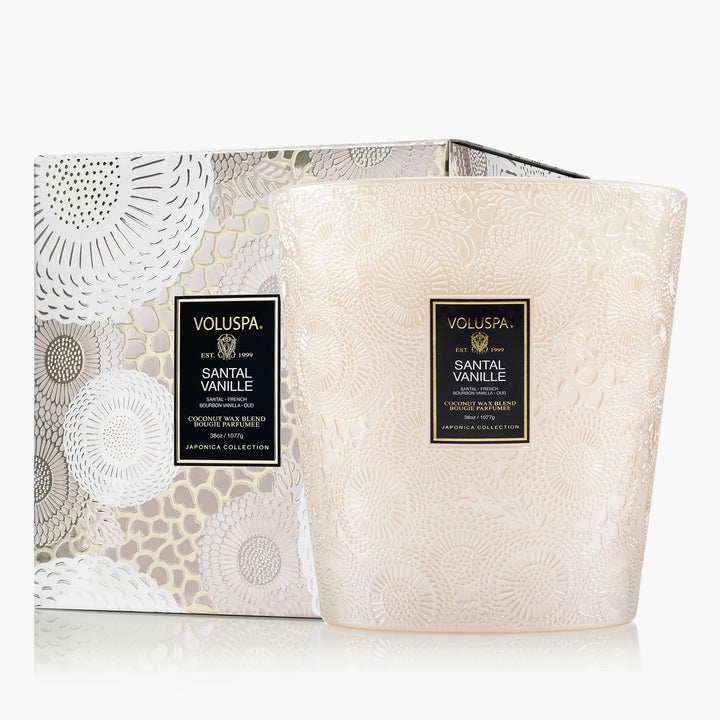 VOLUSPA-SANTAL VANILLE 5-WICK HEARTH CANDLE